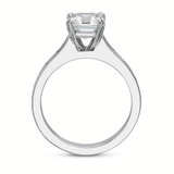 Shop the Asscher Cut Diamond Engagement Ring with Baguette Channel set Diamond Band Online