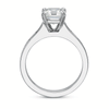 Shop the Asscher Cut Diamond Engagement Ring with Baguette Channel set Diamond Band Online