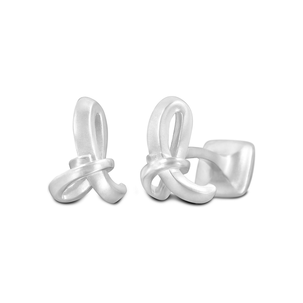 Signature Sterling Silver or Gold Men's Cufflink Letter I