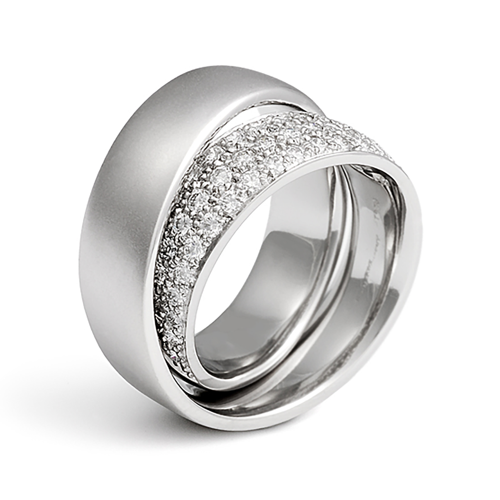 Continuum Inside Diamond Pave Diamond Wedding Band by Diana Vincent