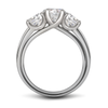 Entre Nous Diamond Three Stone Engagement Ring Interesting Setting