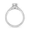 Shop the Classic Diamond Four Prong Diamond Band Engagement Ring Online