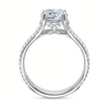 Shop the Classic Diamond Engagement Ring with Triple Diamond Band Online