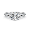 Shop the Diamond Engagement Ring with Split Diamond Band Online