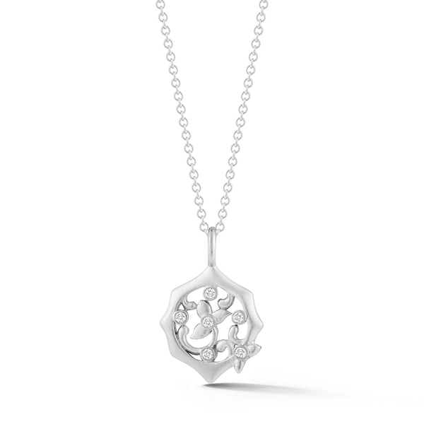 Shop Diamond and White Gold Pendant Online