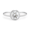 Shop 1 Carat Diamond Solitaire Engagement Ring in Platinum Online