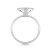 Shop the Marquise White Sapphire Halo Engagement Ring in Gold Online