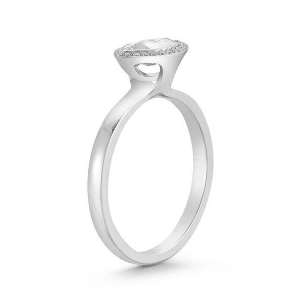 White sapphire 2025 marquise engagement rings