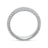 Classic Diamond 5 Row Pavé Anniversary Band