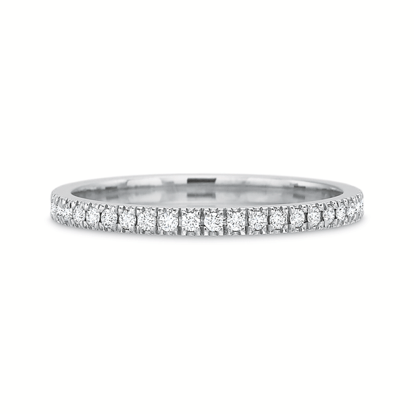 Classic Diamond Eternity Wedding Band- Light