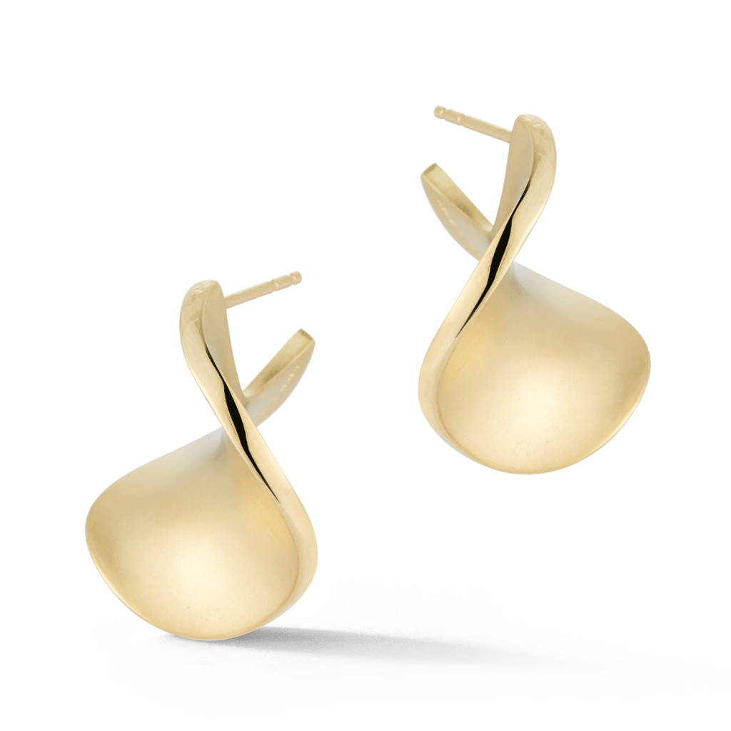 Shop the On The Edge Yellow Gold Earrings Online