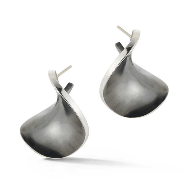 Shop the On The Edge Oxidized Sterling Silver Earrings Online