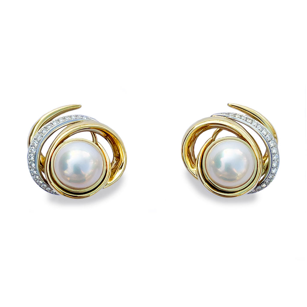 Mabe pearl earrings Mabe pearl earrings