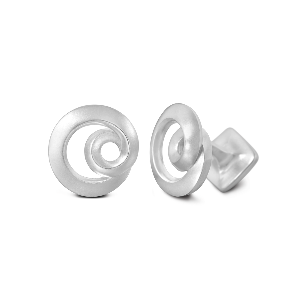 Signature Sterling Silver or Gold Men's Cufflink Letter O