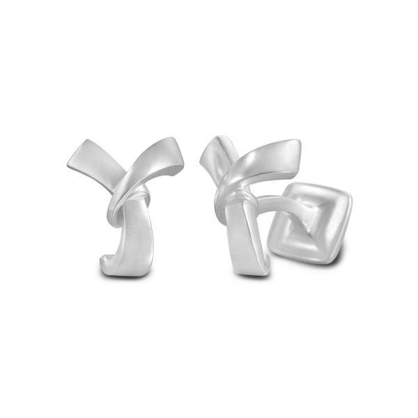 Signature Sterling Silver or Gold Men's Cufflink Letter Y