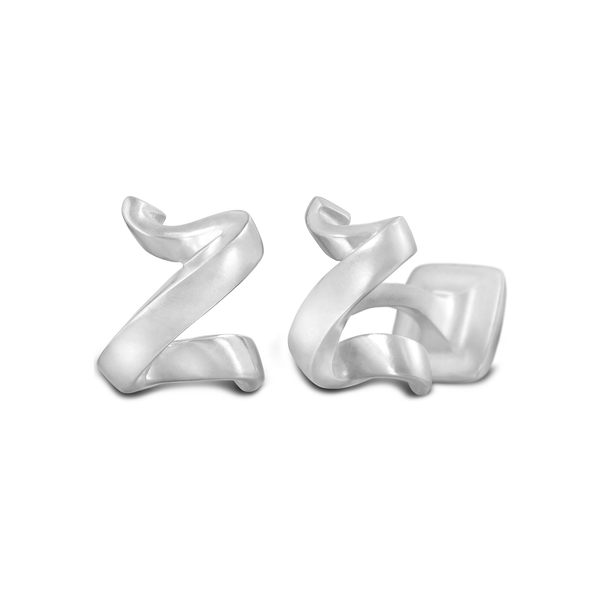 Signature Sterling Silver or Gold Men's Cufflink Letter Z