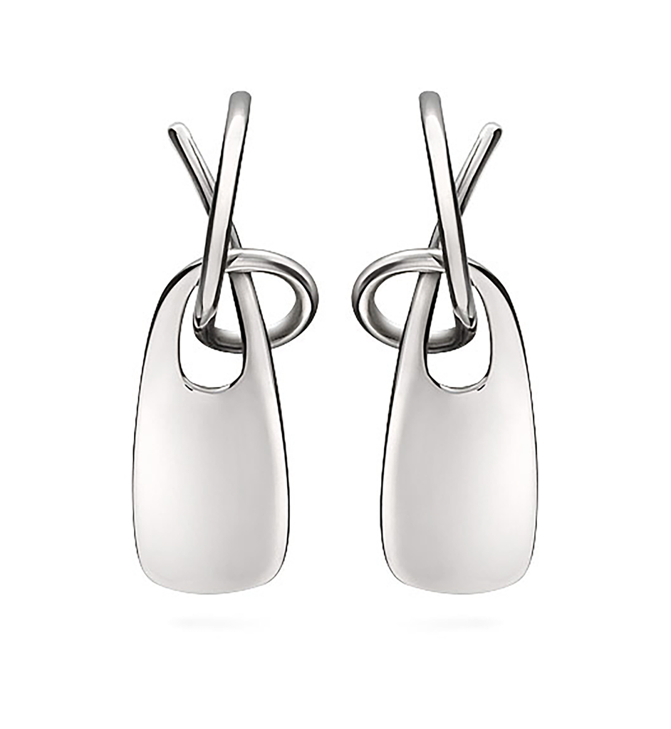 Twizzle Bombay Long Sterling Silver Earrings by Diana Vincent