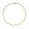 Contour Diamond and Yellow Gold Link Necklace by Diana Vincent