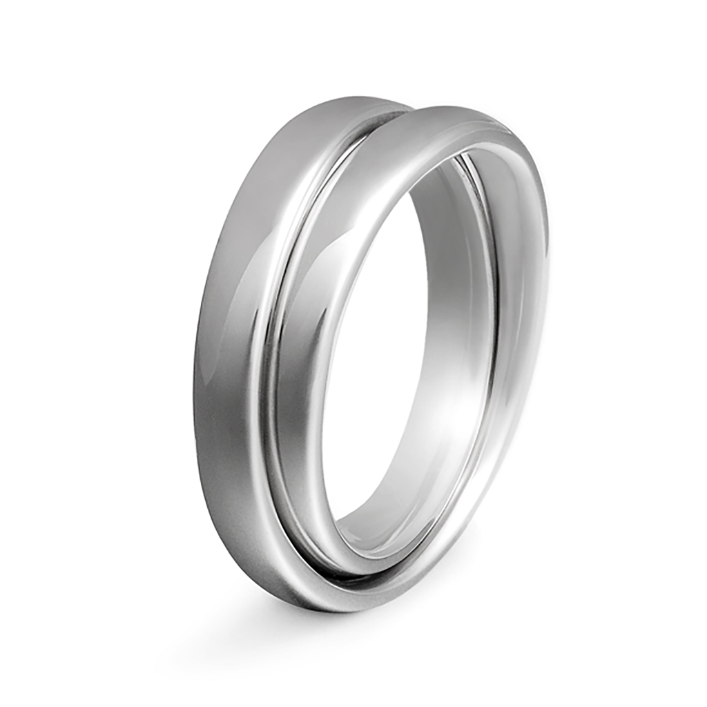 Continuum Platinum Wedding Band by Diana Vincent