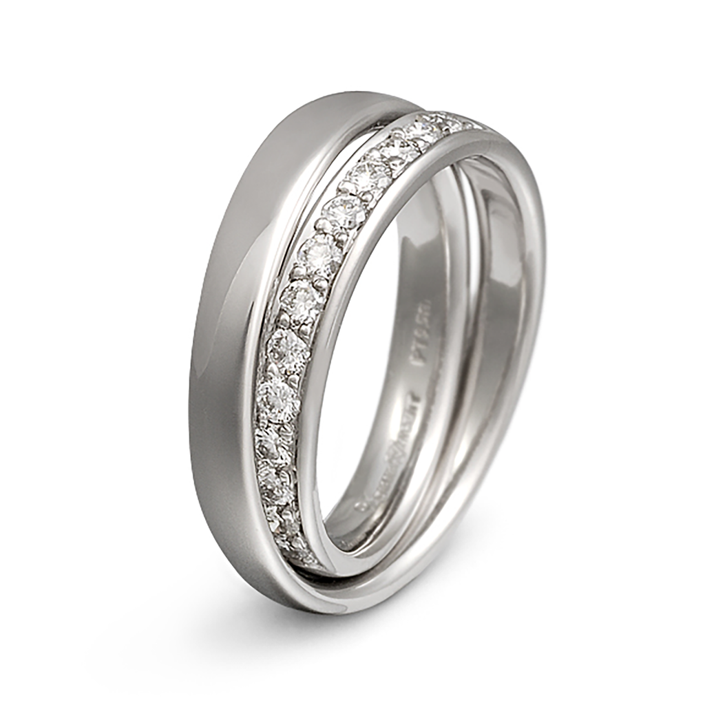 Continuum Inside Diamond Wedding Band by Diana Vincent
