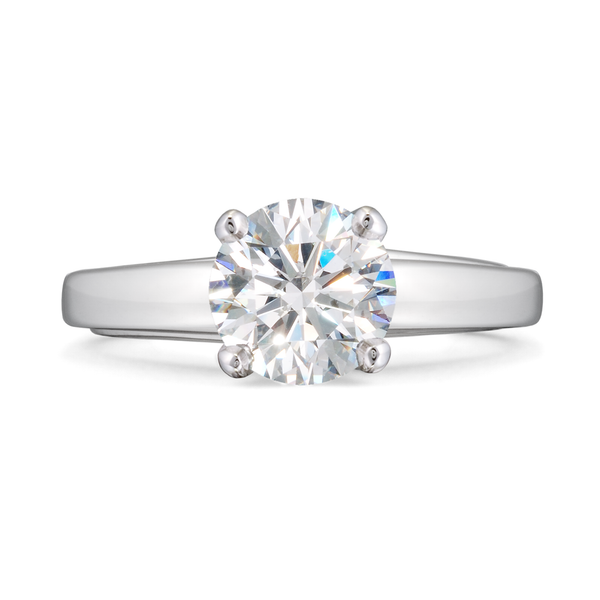 Entre Nous Solitaire Diamond Engagement Ring by Diana Vincent