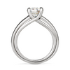 Entre Nous Solitaire Engagement Ring with Diamond Shank Side View