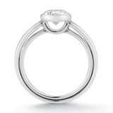 Shop the Entre Nous Bezel Set Diamond Solitaire Engagement Ring Online