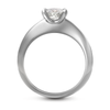 Diamond Solitaire Engagement Ring Side View