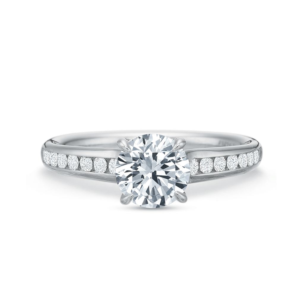 Buy the Diamond Engagement Ring Channel Set Band at our Online