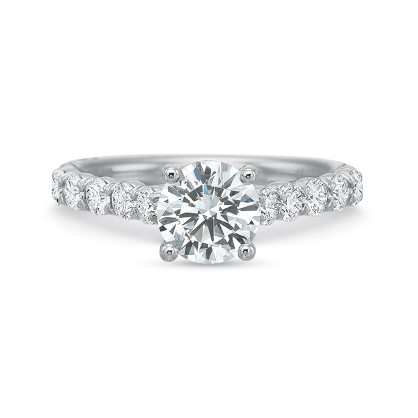Buy the Diamond Prong Engagement Ring in Platinum at our Online Store ...