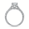 Shop the Classic Diamond Four Prong Diamond Band Engagement Ring Online