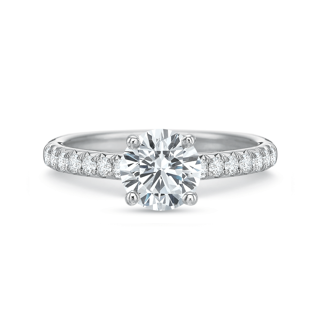 Buy the One Carat Diamond Engagement in Platinum at our Online Store –  Diana Vincent Jewelry Designs
