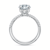 Shop the Diamond Platinum Micro Pave Engagement Ring Online