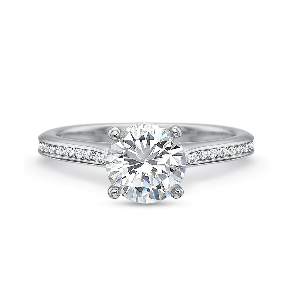 Buy the Diamond Engagement Ring with Petite Band at our Online Store