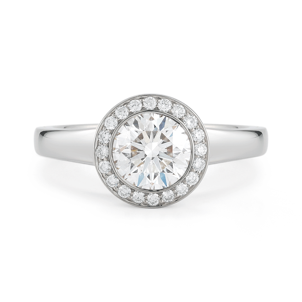 Original PT950 Platinum Ring Solitaire With Side Diamonds For Women Top D  Color VVS1 Diamond Engagement And Wedding Band R017 230701 From Lian05,  $84.42 | DHgate.Com