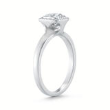 Shop the Cushion Cut Diamond Halo Engagement Ring in Platinum Online