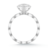 Shop 1.05 Carat Diamond Halo Engagement Ring with Diamond Band in Platinum Online