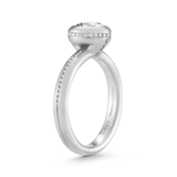 Shop 1 Carat Diamond Engagement Ring in Palladium White Gold Online