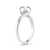 Shop the Bezel Set Round Brilliant Cut Engagement Ring in Platinum Onlin