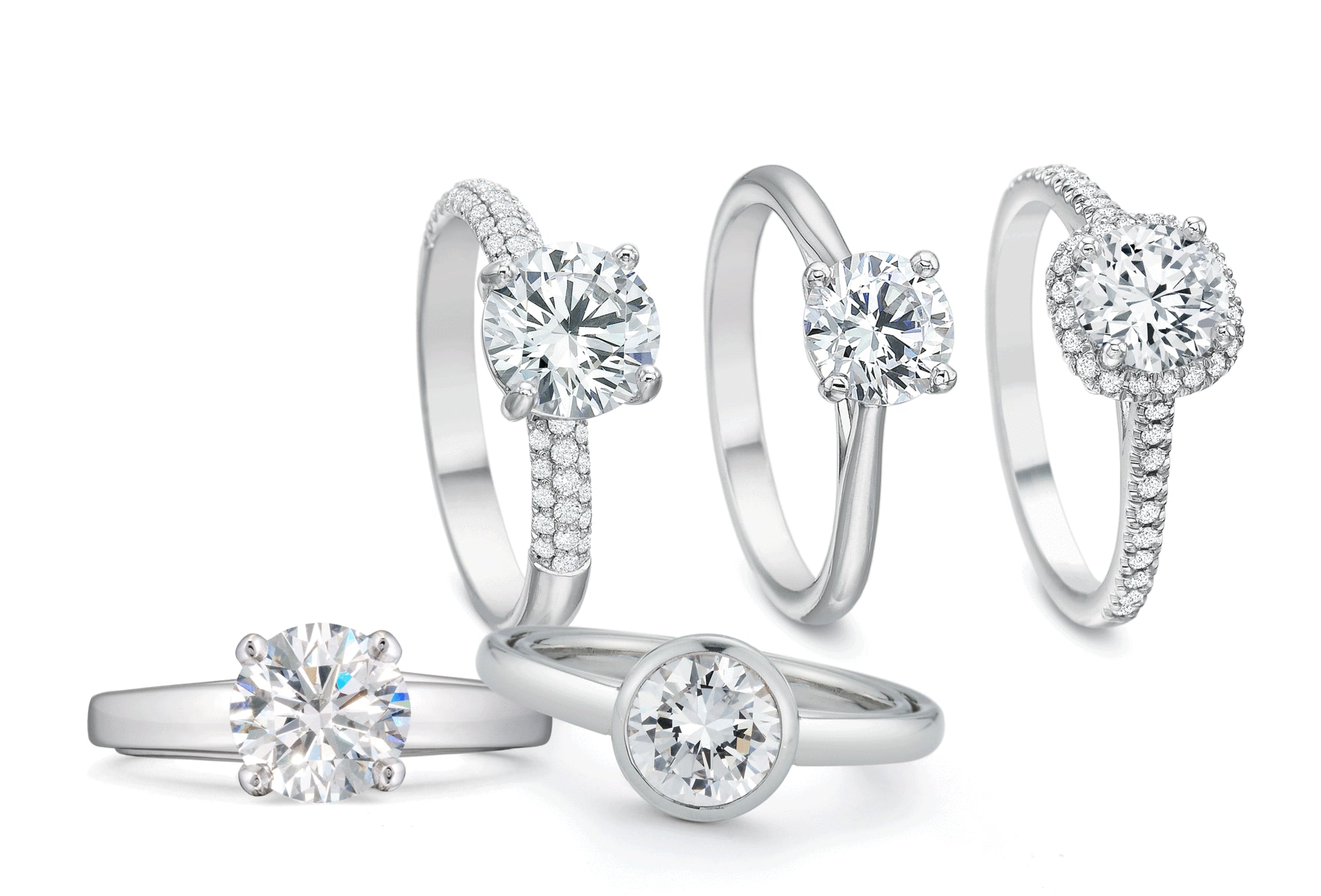 Buy the Diamond Engagement Ring Channel Set Band at our Online Store –  Diana Vincent Jewelry Designs